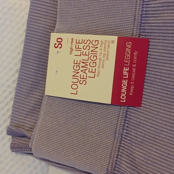 SO Seamless Ribbed High-Rise Leggings - Picture 2 of 9